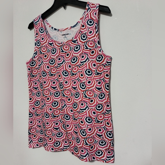 Lands' End Sleeveless Tank Top / Size Medium Tall - Picture 2 of 9